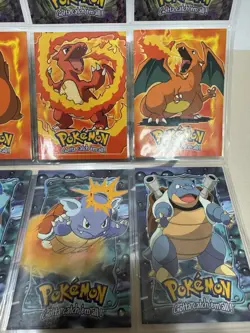 Full Base Set of All 12 Pokemon Topps TV Animation Episode Cards 1999 - Image 5