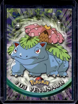 1999 Topps Pokemon TV Animation Edition Series 1 Venusaur #3 - Image 1