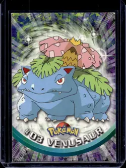 1999 Topps Pokemon TV Animation Edition Series 1 Venusaur #3 - Image 1
