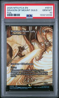 Dragon Of Mount Gulg Foil PSA 10 2025 Magic The Gathering Final Fantasy #0012 - Image 1