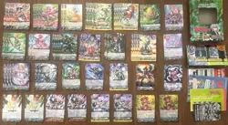 Bushiroad Cardfight!! Vanguard 58 English Cards Lot w/Box And 4 Special Cards - Image 1
