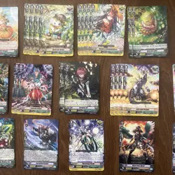 Bushiroad Cardfight!! Vanguard 58 English Cards Lot w/Box And 4 Special Cards - Image 4