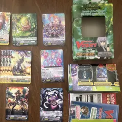 Bushiroad Cardfight!! Vanguard 58 English Cards Lot w/Box And 4 Special Cards - Image 5