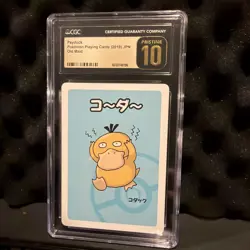 CGC 10 Pristine Psyduck Old Maid Playing Card 2019 Pokemon - Image 1