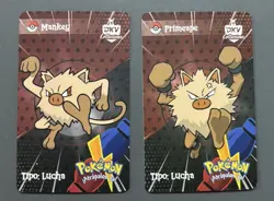 Mankey & Primeape DKV Collections Cards - Peru Pokemon - Image 1