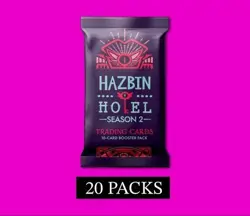 HAZBIN HOTEL Season 2 Trading Cards 1st Edition Booster Pack Lot Of 20 IN HAND - Image 1