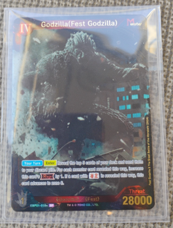 Godzilla Card Game English EBP01-015+ Godzilla (Fest Godzilla) SP - Image 1