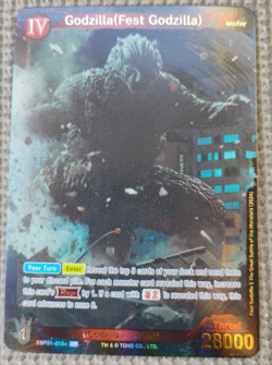 Godzilla Card Game English EBP01-015+ Godzilla (Fest Godzilla) SP - Image 3