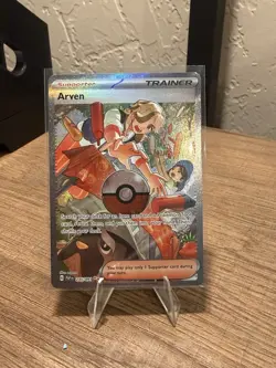 Arven 235/091 - Paldean Fates - SIR Pokemon Card NM - Image 1
