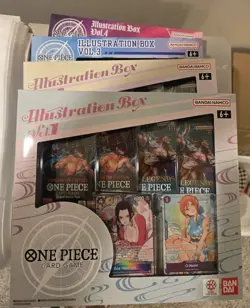 One Piece Card Game Illustration Box Vol 1-4 Sealed (English) - Image 1