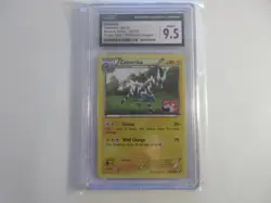 CGC 9.5 Zebstrika League Holo Black and White Pokemon Card - Image 1