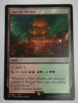 Fire-Lit Thicket Final Fantasy Commander MTG - Image 1