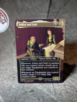 MTG, Sokka and Suki (#0071), Avatar: TLE, Borderless, Non-Foil, NM Rare - Image 1