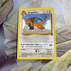 Dragonite - 5 Pokemon 1999 WB First Movie - Black Star Promo - Image 1