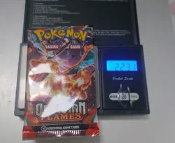 Heavy 22.31g Pokemon Tcg obsidian flames Booster Pack Factory Sealed New - Image 1