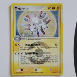 Pokemon Magneton 27/112 EX FireRed & LeafGreen Reverse Holo Rare 2004 - Image 1