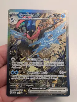 Pokemon TCG Greninja EX Black Star Promo 132 Full Art Rare Card #132 - Image 1