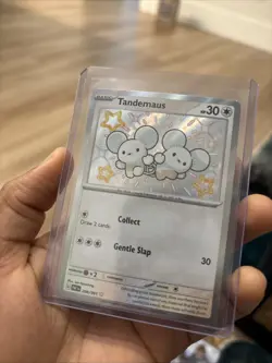 Tandemaus 209/091 Sv: Paldean Fates Holo Pokemon TCG Card NM/M Condition - Image 1