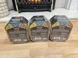 Pokemon Eevee Evolution Tin Set Vaporeon V, Jolteon V & Flareon V - NEW SEALED - Image 3