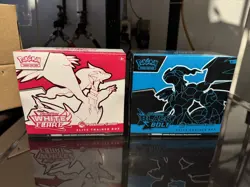 New & Sealed Pokemon Center Black Bolt & White Flare Elite Trainer Box ETB Set - Image 1