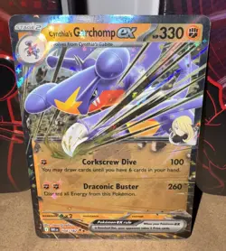 Pokemon TCG Cynthia’s Garchomp EX 104/182 Destined Rivals NM/M - Image 1