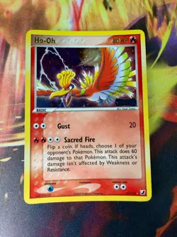 Ho-Oh 27/115 LP-NM Reverse Holo Rare STAMPED Unseen Forces 2005 Pokemon TCG - Image 1