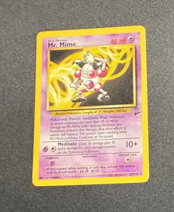 Pokemon TCG Mr. Mime Rare Base Set 2 - Excellent - Image 1