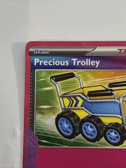 Pokemon TCG Precious Trolley Ace Spec Trainer SV08 Surging Sparks 185/191 - Image 2