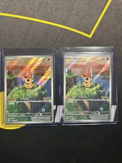 Pokemon 2025 Black Bolt White Flare Victini Black Star Promo #208 - Image 1