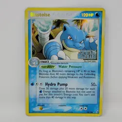 Blastoise Reverse Holo Stamped EX Crystal Guardians 14/100 Pokemon TCG - MP - Image 1