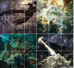 Tales of Middle-Earth LOTR Complete Scene, Box Display + Art Set x24 cards MTG - Image 1