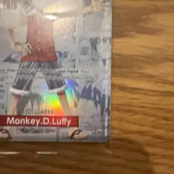 One Piece Monkey D Luffy US College Basketball Card AND POSTER Rutgers Ships now - Image 2