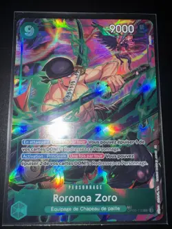 Carte One Piece Roronoa Zoro TR Op06-118 , Treasure Rare Op11 - FR - Image 1