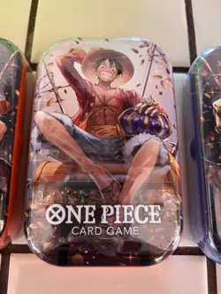 One Piece Tin Pack Set Vol 2 Set of 3 [TS-02 OP-13] Sealed Bandai -Same Day Ship - Image 2