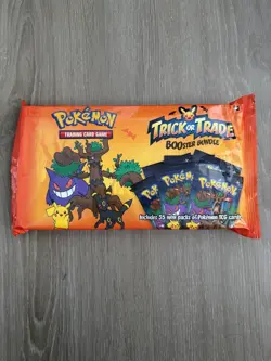 Pokemon TCG 2024 Trick or Trade BOOster Bundle (35 Mini Packs) - New Sealed - Image 1