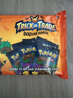 Pokemon TCG 2024 Trick or Trade BOOster Bundle (35 Mini Packs) - New Sealed - Image 3