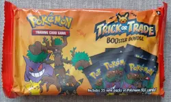 Pokemon TCG: Trick or Trade Booster 2024: Sealed Bundle Pack of 35 Mini Packs - Image 1
