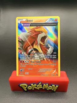 Pokemon Entei 15/98 XY Ancient Origins Reverse Holo NM - Image 1