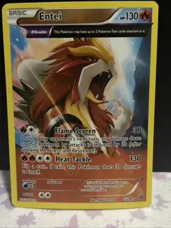 Pokemon Entei 15/98 XY Ancient Origins Reverse Holo NM - Image 1