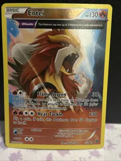 Pokemon Entei 15/98 XY Ancient Origins Reverse Holo NM - Image 2