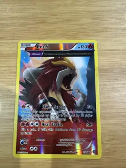 Entei (15) 15/98 MINT/NM Pokemon Cards XY - Ancient Origins Reverse Holo Rare - Image 1