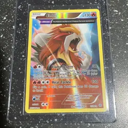 2015 POKEMON ENTEI 15/98 FULL ART RARE REVERSE HOLO- XY ANCIENT ORIGINS NM C33 - Image 1
