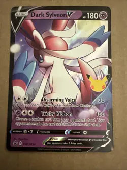 Pokemon TCG - Dark Sylveon V - SWSH134 - Black Star Promo - Celebrations NM - Image 1
