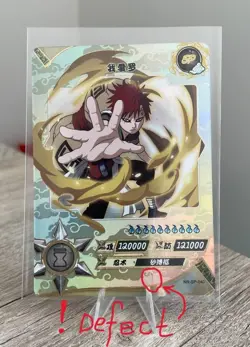 Gaara NR-SP-040 DAMAGED Naruto Kayou Card TCG Ultra Rare - Image 1