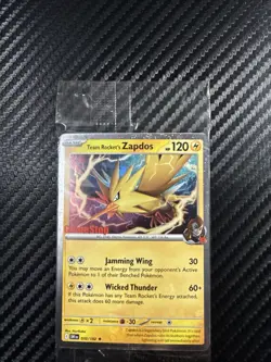Team Rocket’s Zapdos 70/182 Stamped SEALED - Destined Rivals - Image 1