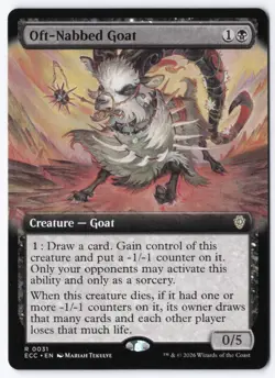 Oft-Nabbed Goat (Extended Art) R Commander: Lorwyn Eclipsed 31 NM - Image 1