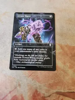 Arcane Signet Borderless Commander The Lost Caverns Of Ixalan MTG NM - Image 1