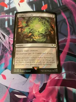 MTG - BLIGHT GRENADE - SURGE FOIL - NM - RARE - WARHAMMER 40K - Image 1