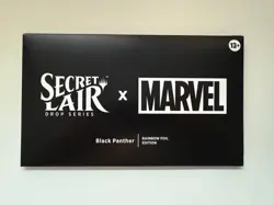 MTG Secret Lair x Marvel Black Panther Rainbow Foil Edition - Sealed✅ - Image 1