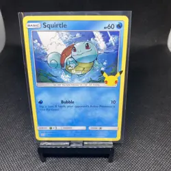 2021 McDonalds Pokemon TCG Promo Squirtle 17/25 Non-Holo NM - Image 1